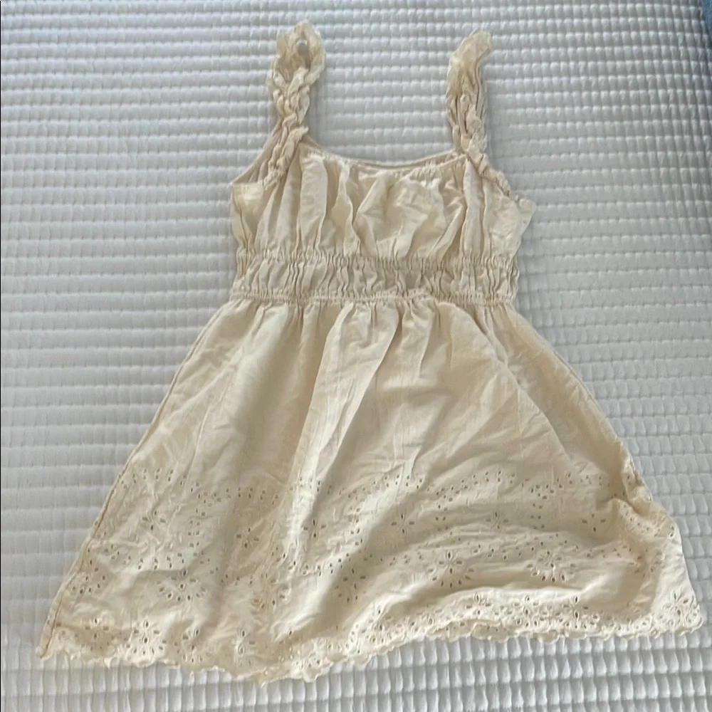 Cream Eyelet Sundress - Picture 3 of 3